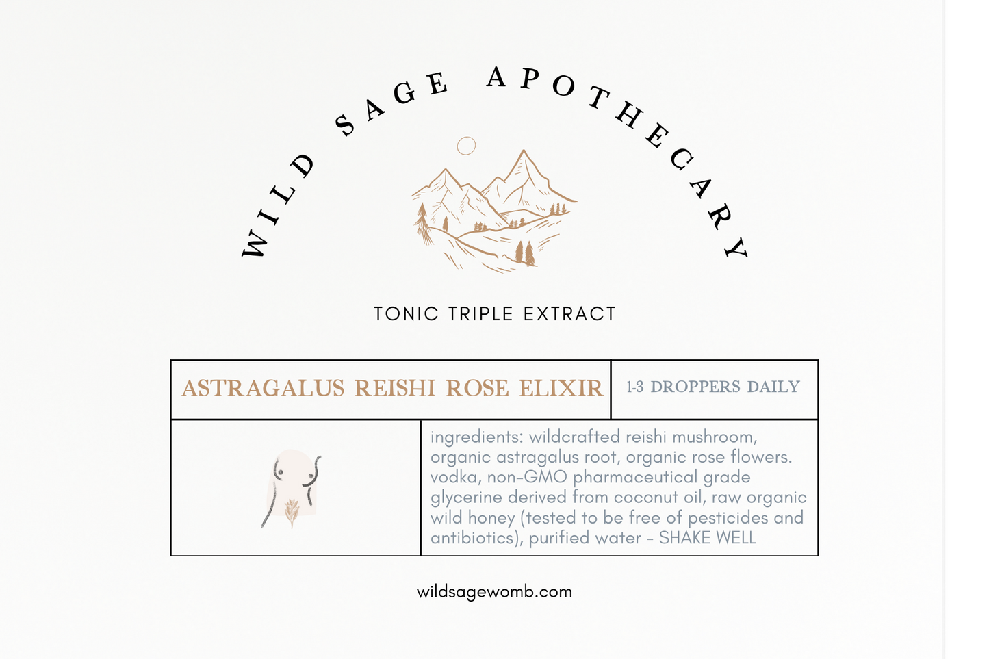 ASTRAGALUS REISHI ROSE ELIXIR