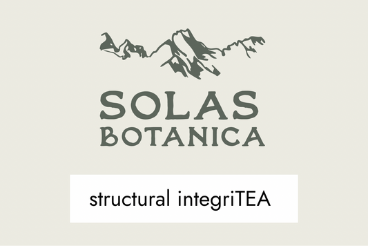 Organic Tea Blend: nettle, comfrey, alfalfa, oatstraw, horsetail, and bamboo