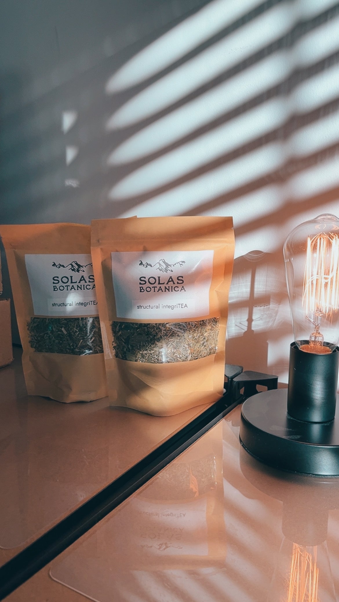 Organic Tea Blend: nettle, comfrey, alfalfa, oatstraw, horsetail, and bamboo